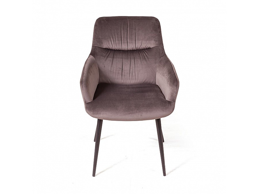 Стул Jordan, бархат пепельно-бежевый 25, опора конус