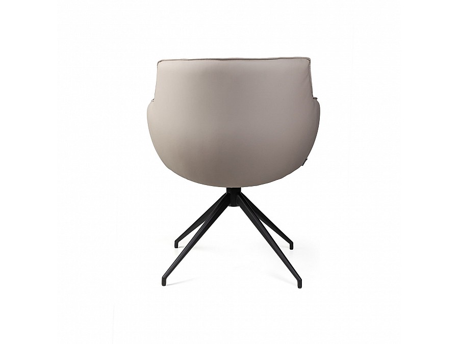 Полукресло Sofia, экокожа soft-touch, серый