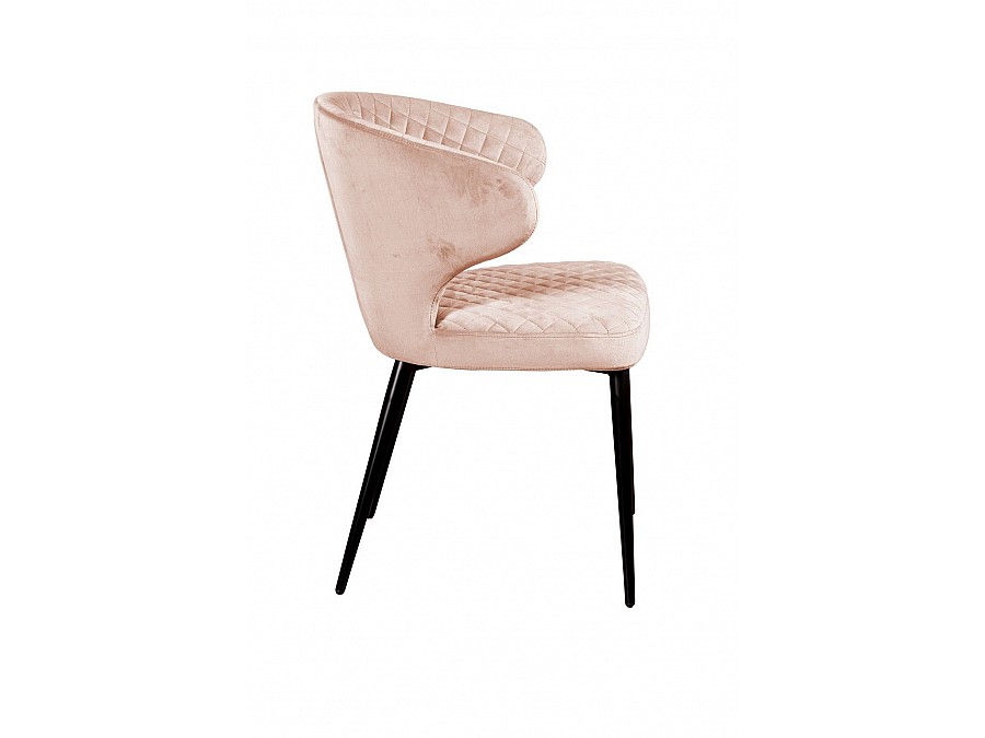 Стул Richard ромб, бархат светло-бежевый 2