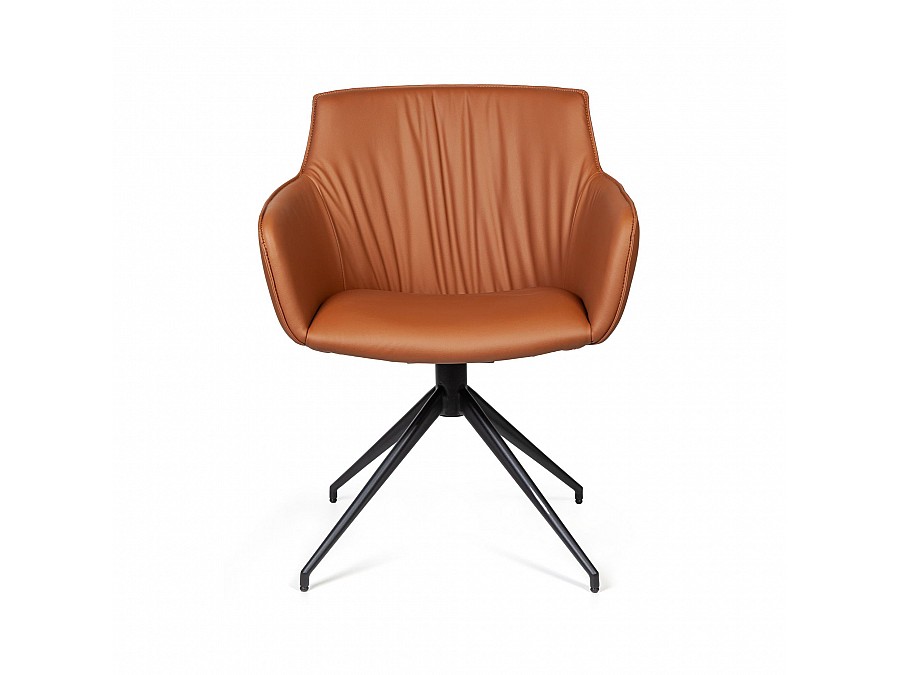 Полукресло Sofia, экокожа soft-touch, терракот