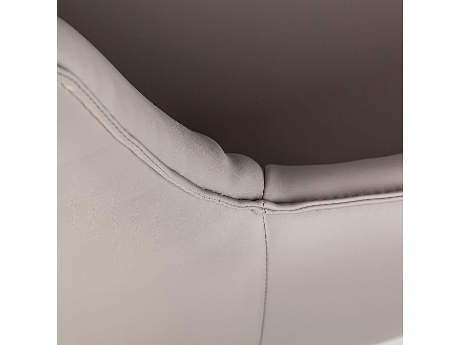 Полукресло Sofia, экокожа soft-touch, серый