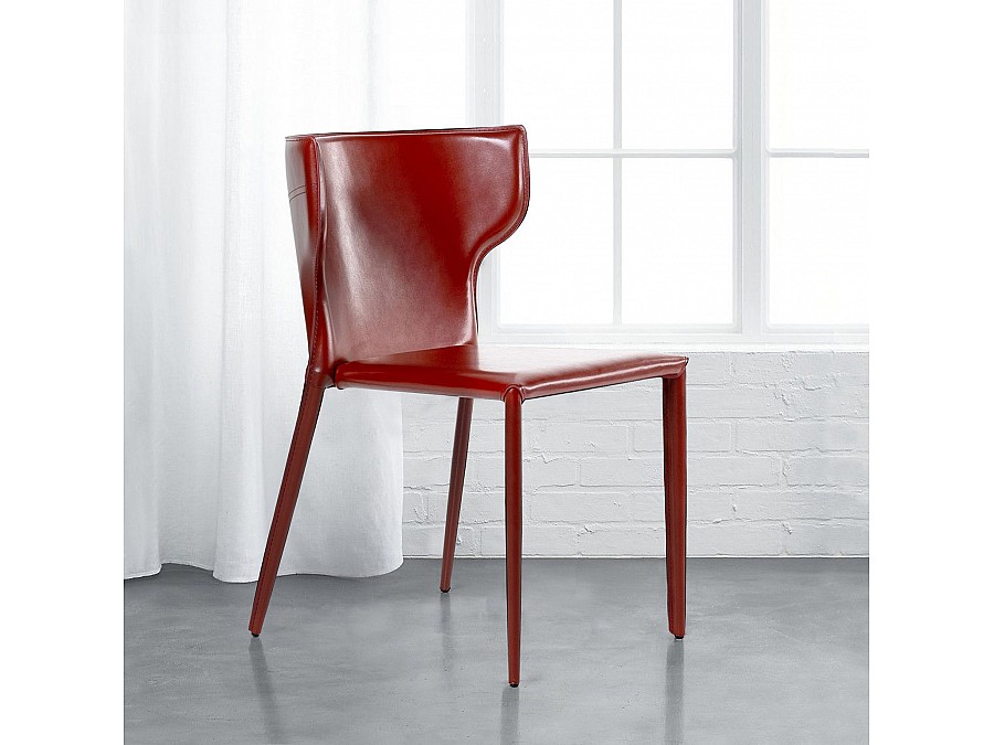 Стул Austin, кожа ретро-красный