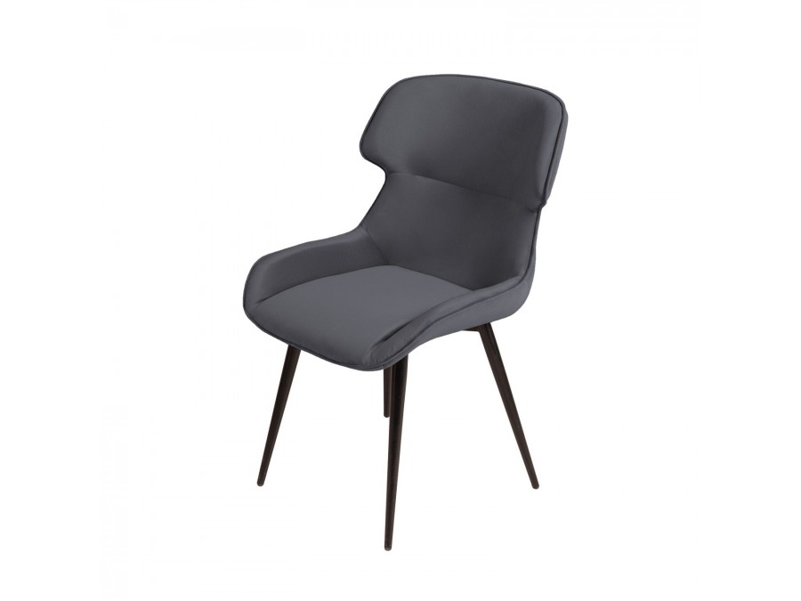 Стул Henry, бархат серый 27