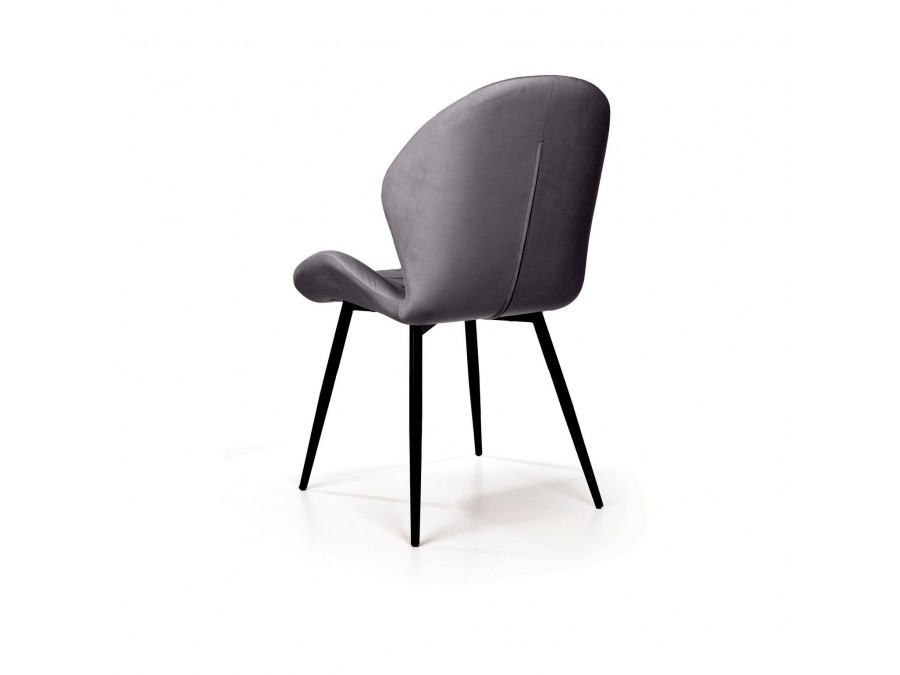 Стул Ральф, бархат серый 27