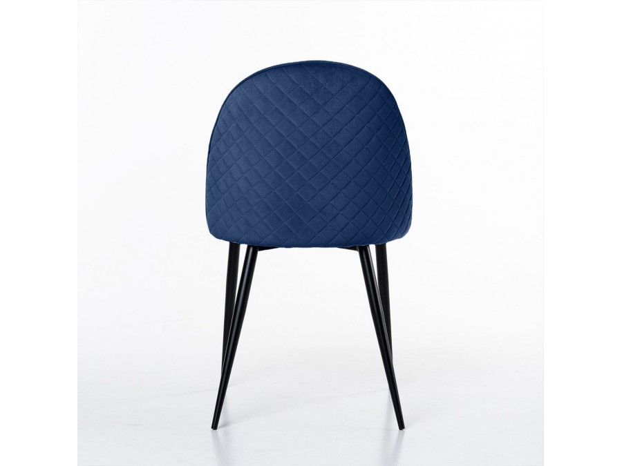 Стул Маркус, бархат синий 29