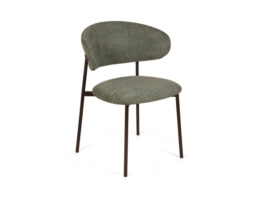 Стул Adele, шенилл Puffy green