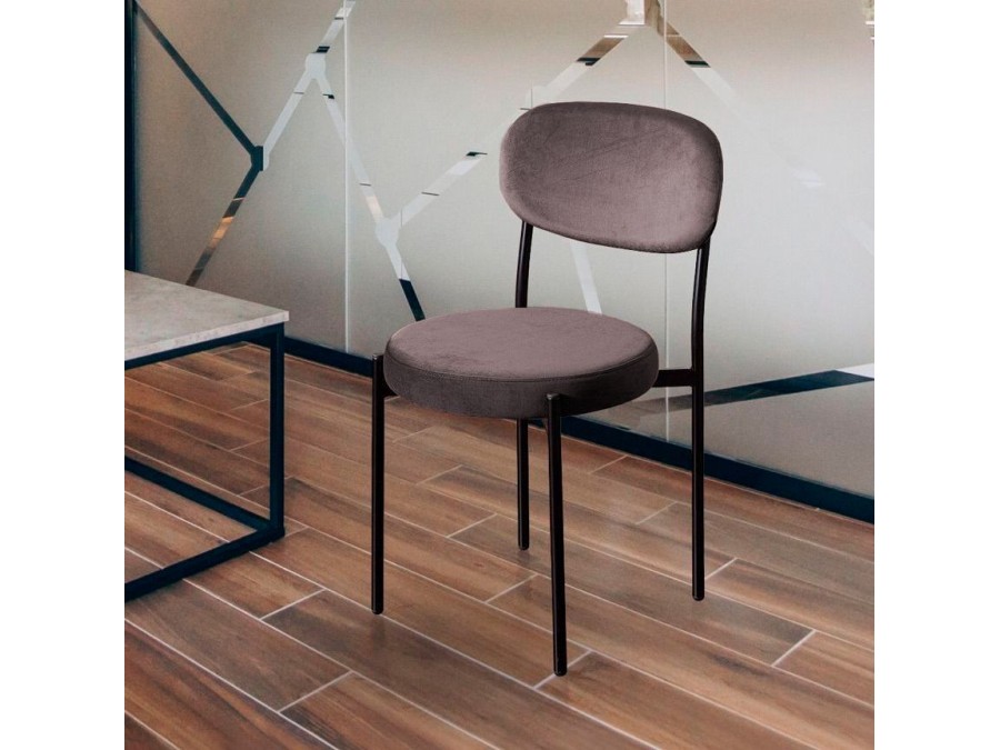 Стул Mason, бархат антрацит 14