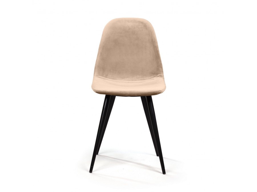 Стул Тед, бархат бежевый 5