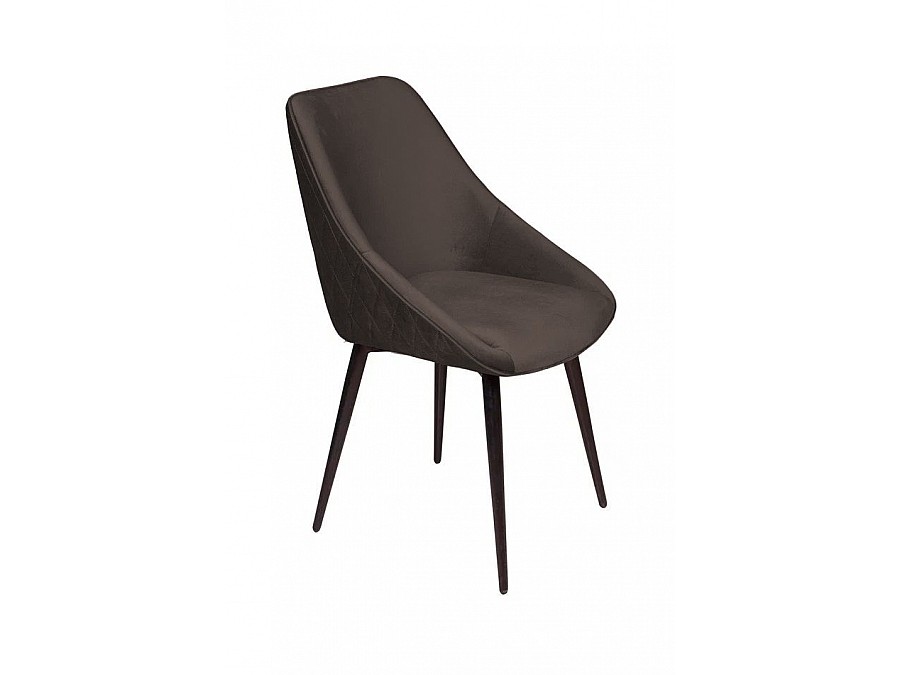 Стул Neo ромб бархат антрацит 14/опора конус