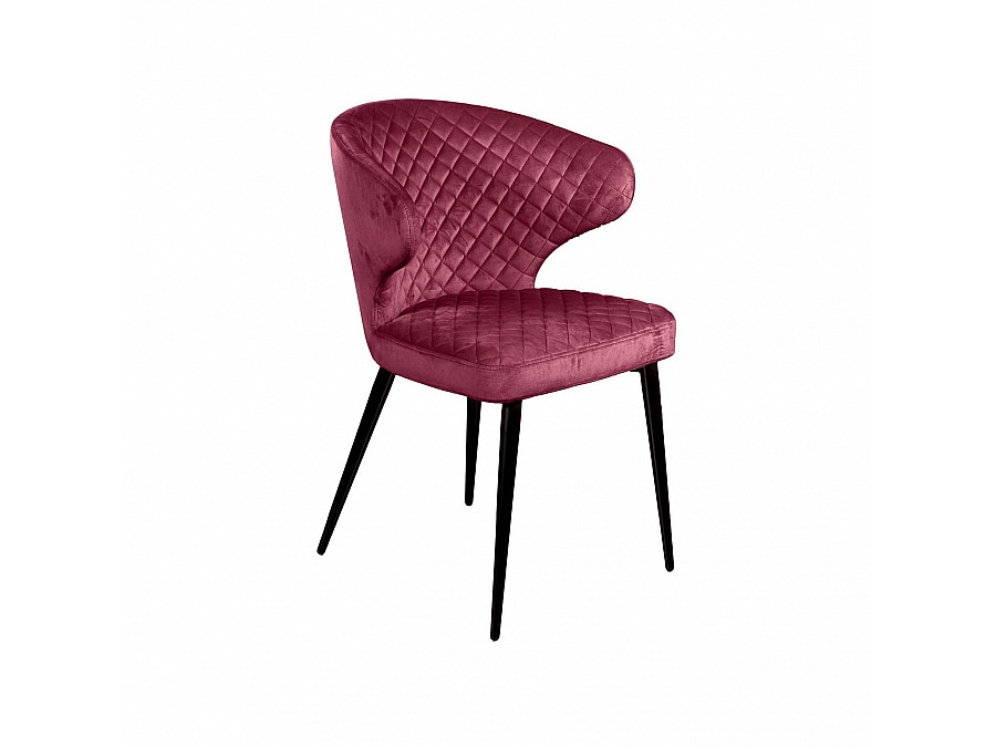 Стул Richard ромб, бархат винно-красный 16