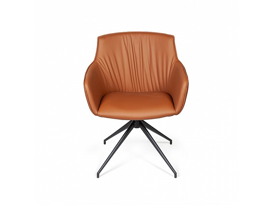 Полукресло Sofia, экокожа soft-touch, терракот