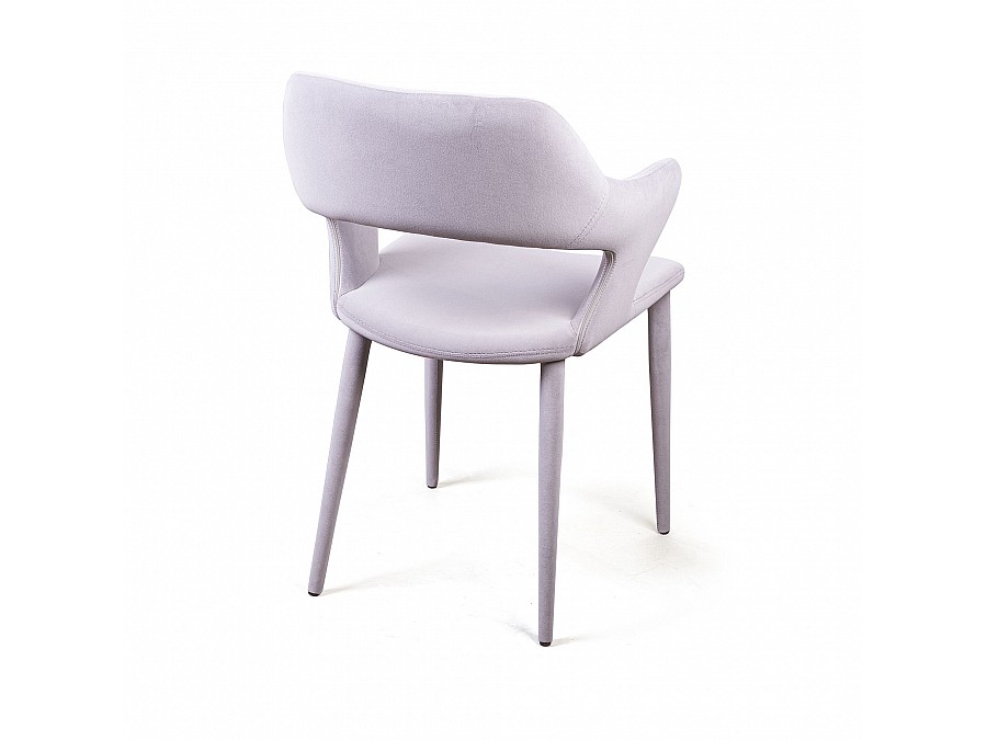 Стул Woddy, бархат серый