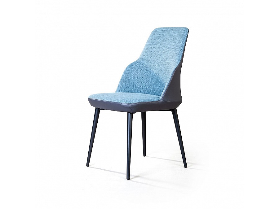 Стул Frank,  рогожка комби синий