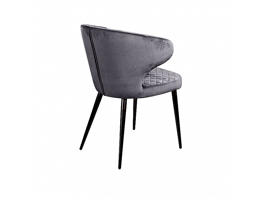 Стул Richard, бархат серый 27