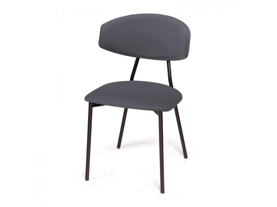 Стул Brad, бархат серый 27