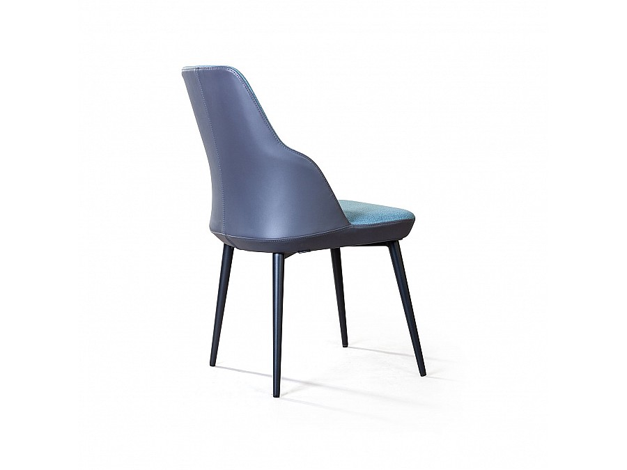 Стул Frank,  рогожка комби синий
