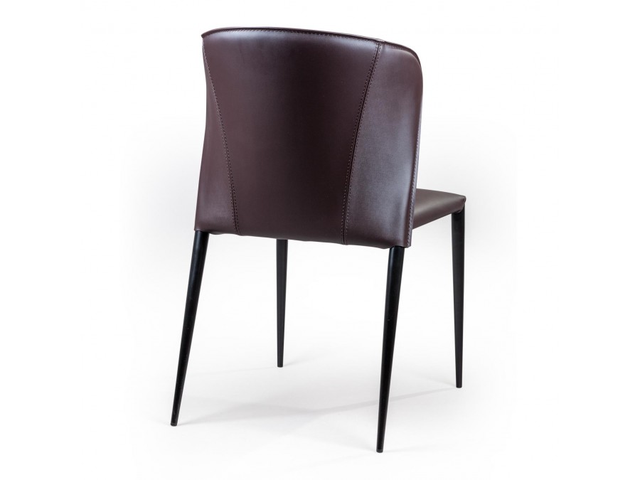 Стул Albert, кожа коричневый