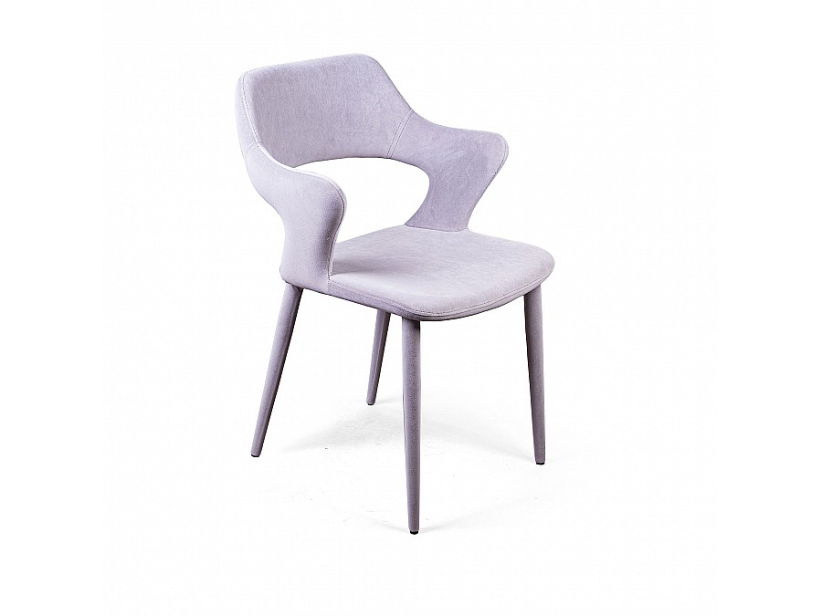 Стул Woddy, бархат серый