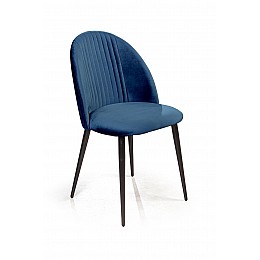 Стул Franco, бархат синий 29