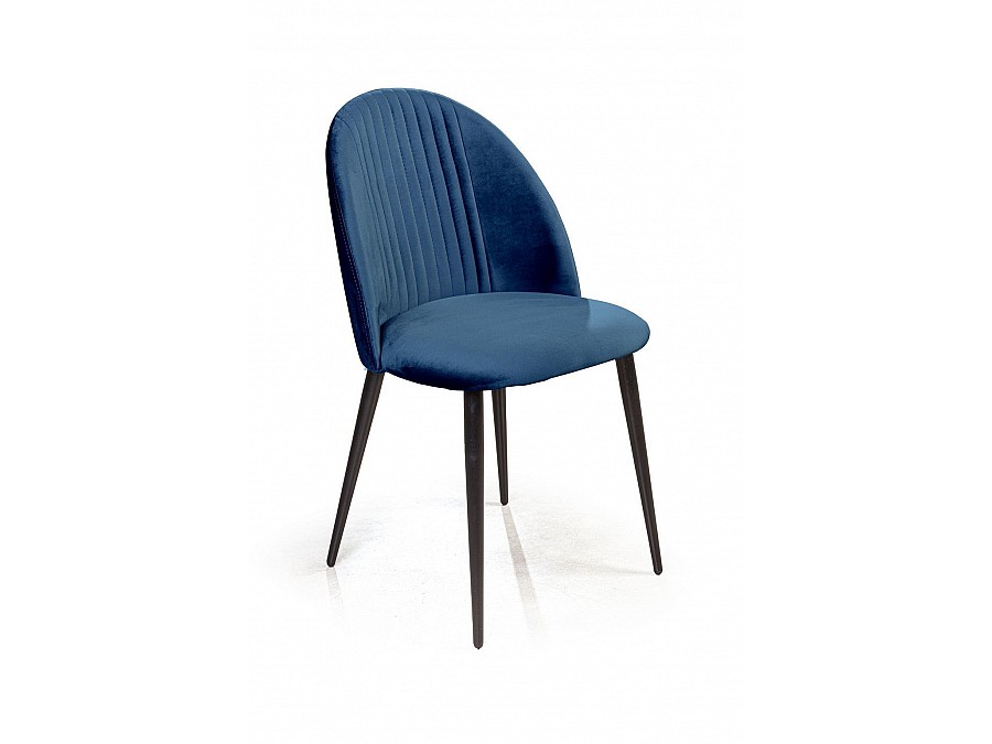 Стул Franco, бархат синий 29