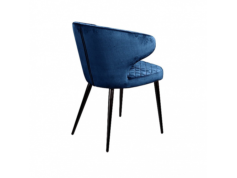 Стул Richard ромб, бархат синий 29