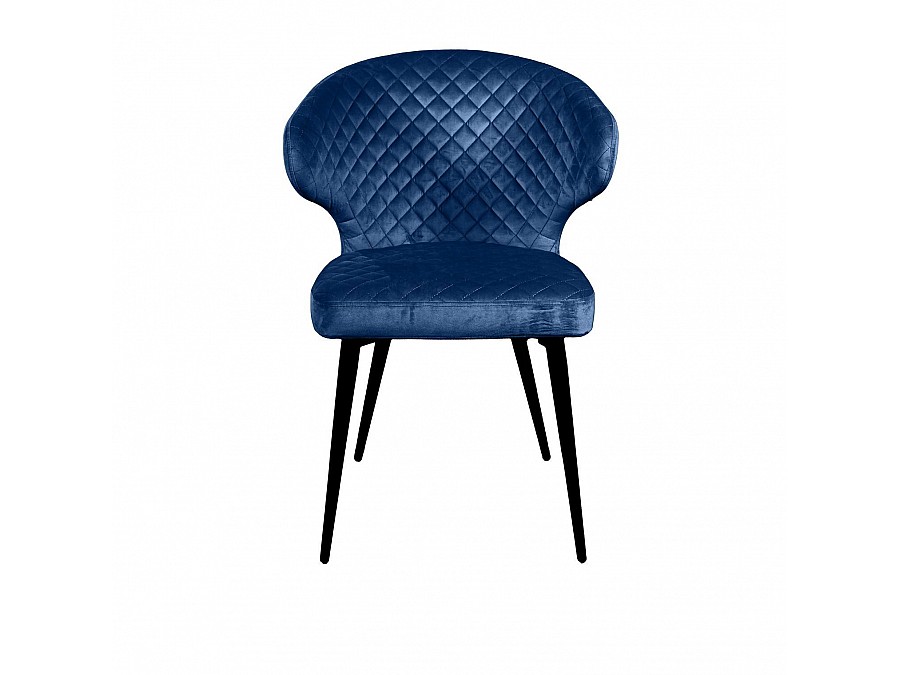 Стул Richard ромб, бархат синий 29