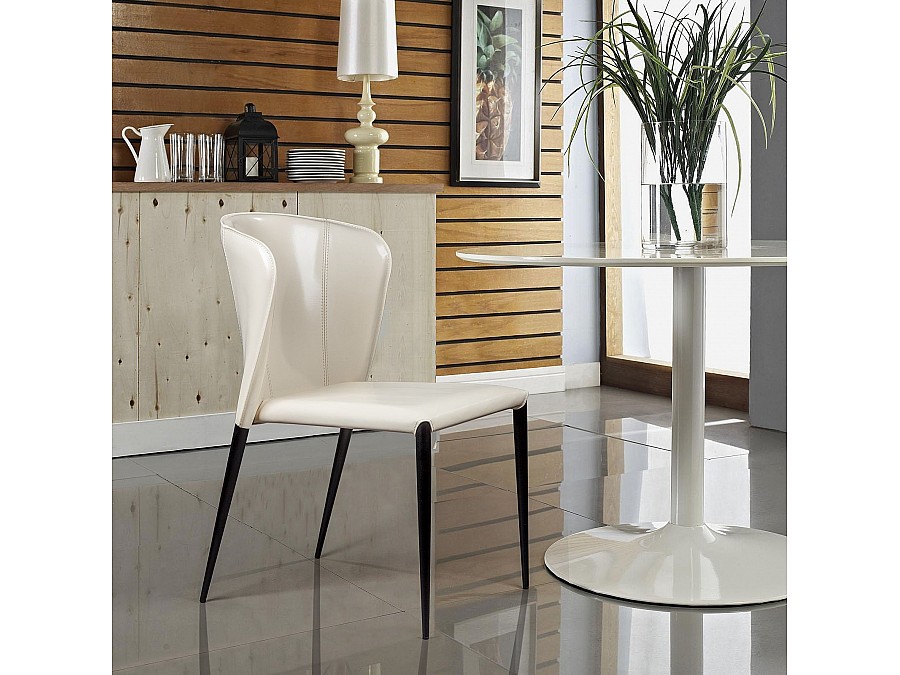 Стул Albert, кожа бежевый