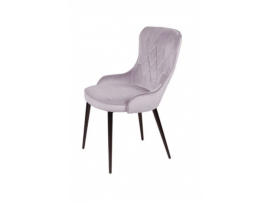 Стул Leonardo, бархат светло-серый 26