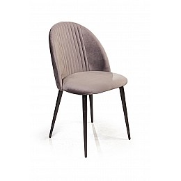 Стул Franco, бархат пепельно-бежевый 25