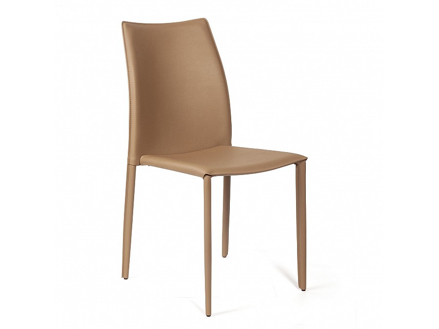 Стул Rolf, кожа фактурная мокко