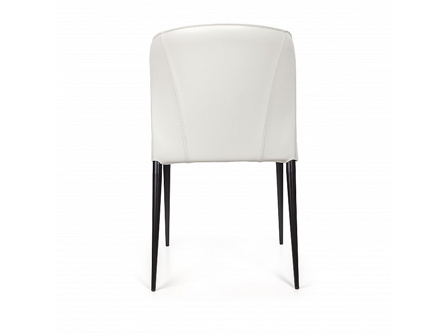 Стул Albert, кожа белый