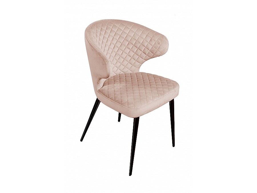 Стул Richard ромб, бархат светло-бежевый 2