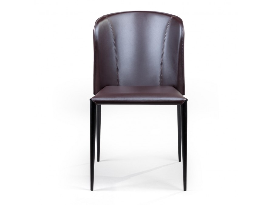 Стул Albert, кожа коричневый