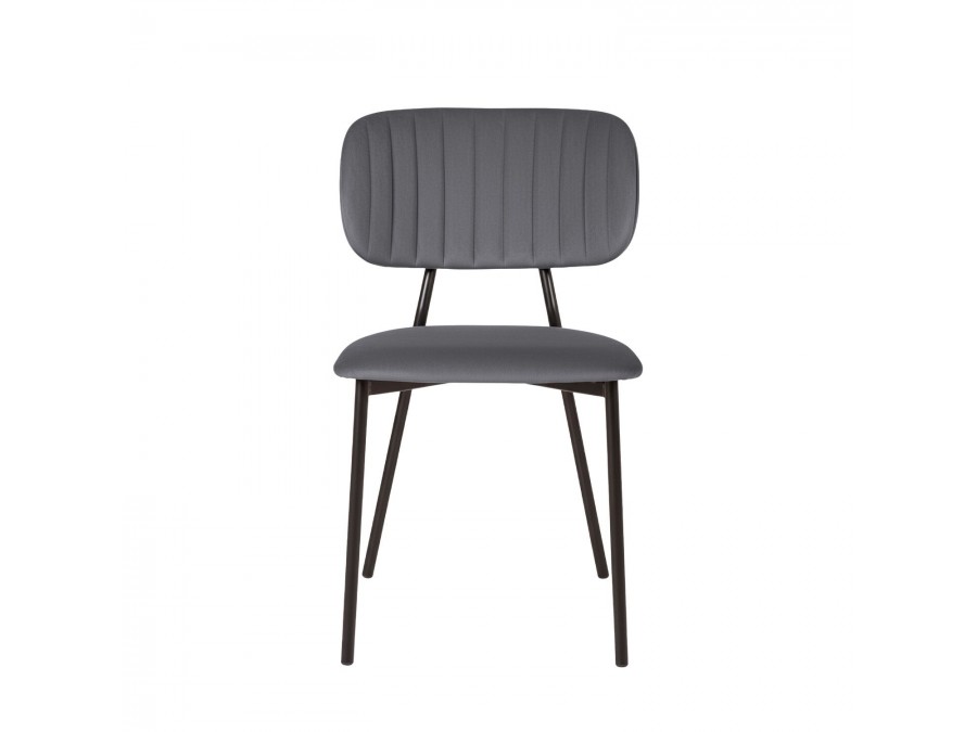 Стул Frost, бархат серый 27