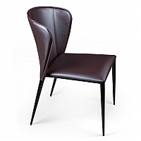 Стул Albert, кожа коричневый