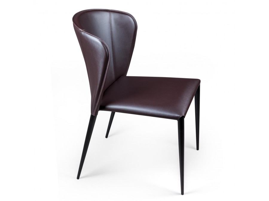 Стул Albert, кожа коричневый