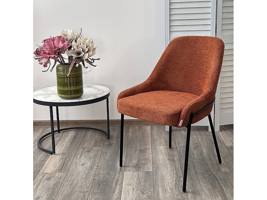 Стул Gabi, рогожка оранжевый