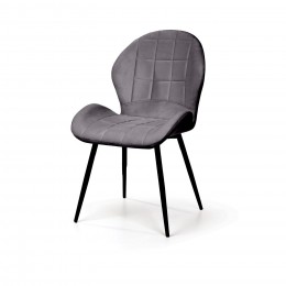 Стул Ральф, бархат серый 27