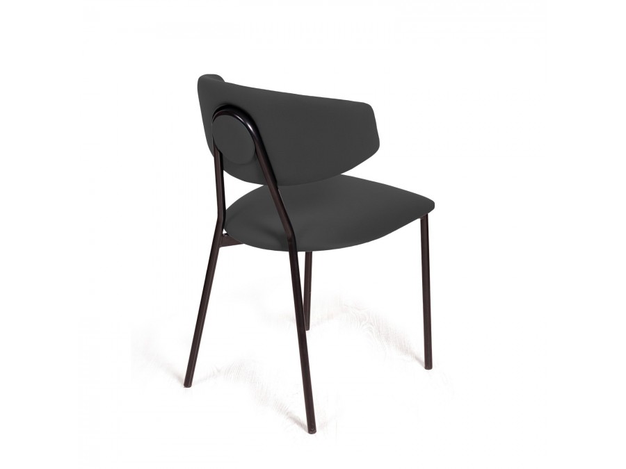 Стул Brad, бархат антрацит 14