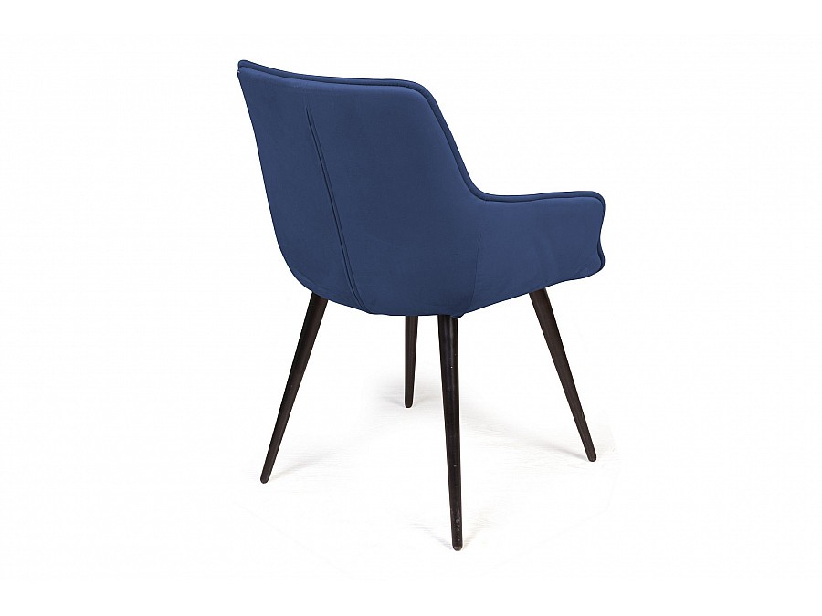 Стул Capri  поворотный 360 градусов, бархат синий 29 / опора конус