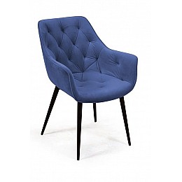 Стул Archi, бархат синий 29, опора конус