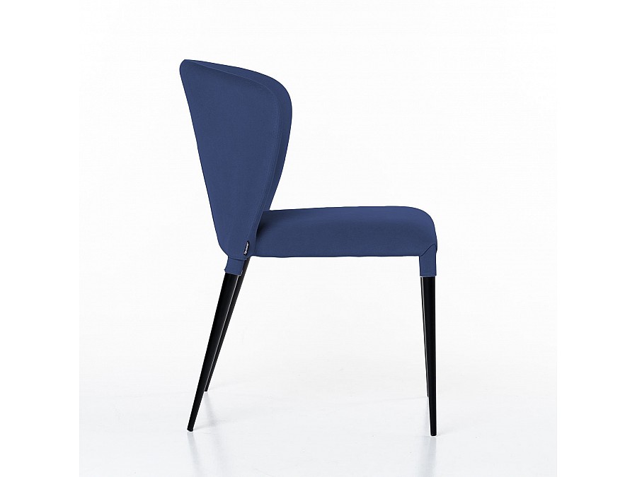 Стул Albert (Альберт), бархат синий 29