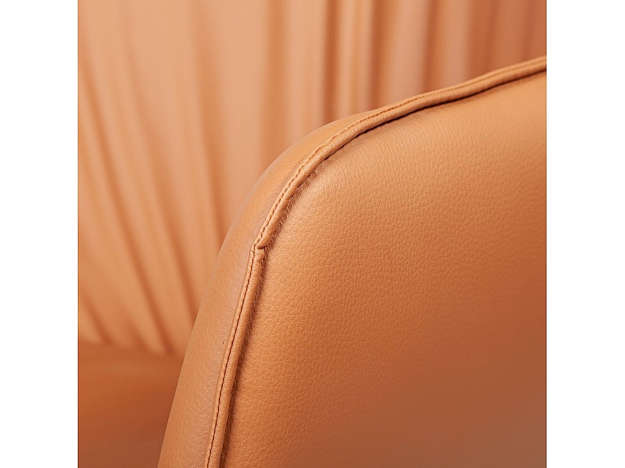 Полукресло Sofia, экокожа soft-touch, терракот
