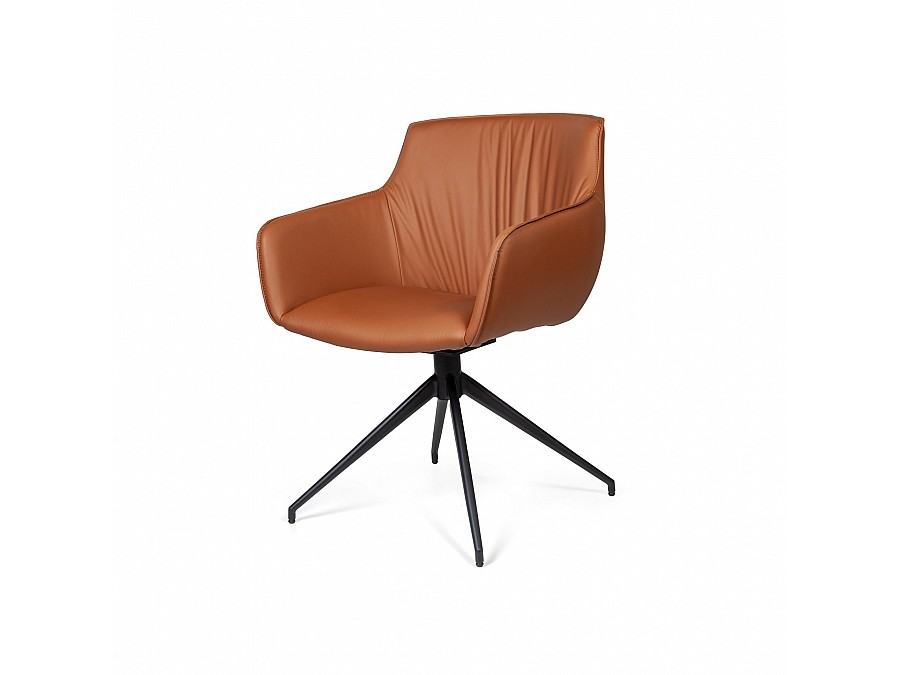 Полукресло Sofia, экокожа soft-touch, терракот