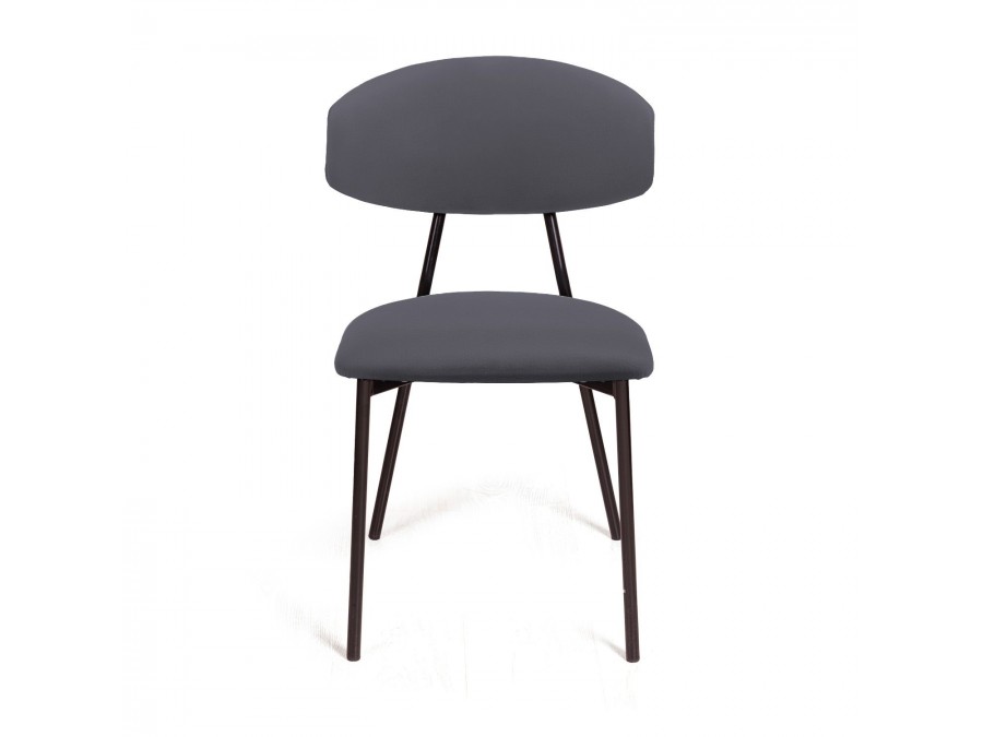 Стул Brad, бархат серый 27