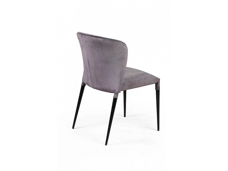 Стул Albert (Альберт), бархат антрацит 14