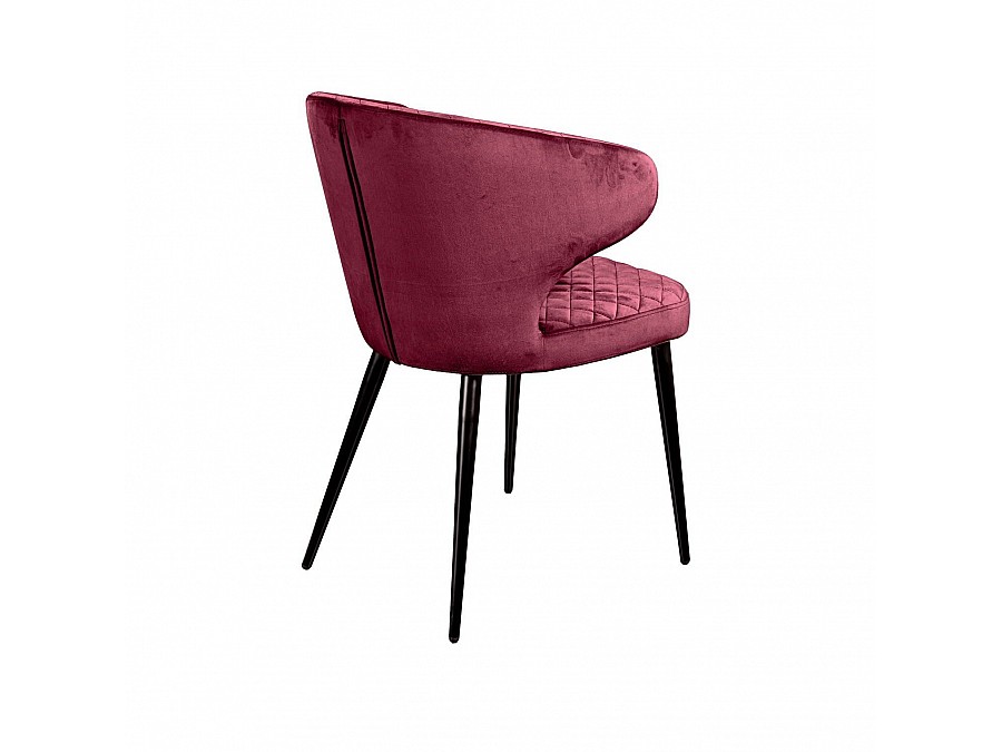 Стул Richard ромб, бархат винно-красный 16