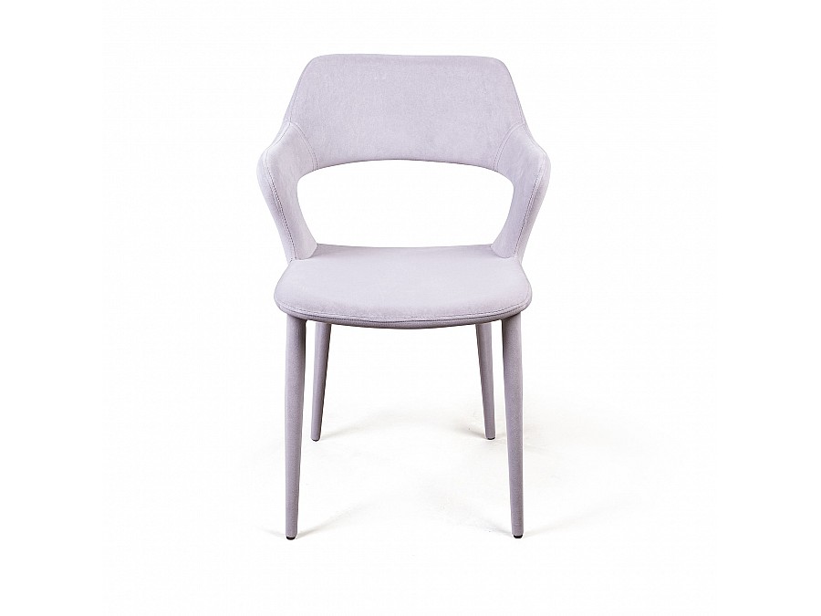 Стул Woddy, бархат серый