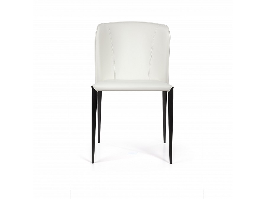 Стул Albert, кожа белый