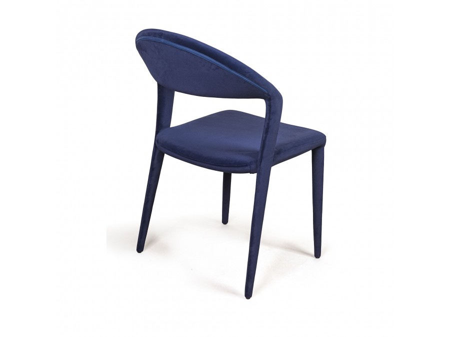 Стул Asti, бархат синий